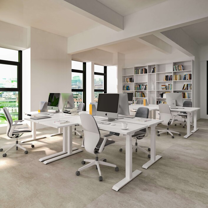 Flexispot l outlet shaped desk